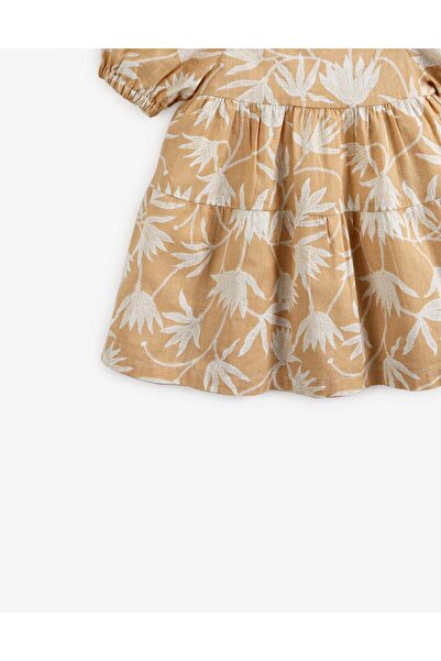 Gingersnaps Short Floral Dress with Short Sleeves for Baby Girls