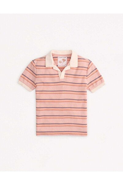 Gingersnaps Boys' Short Sleeve Striped Polo T-Shirt with Stretch