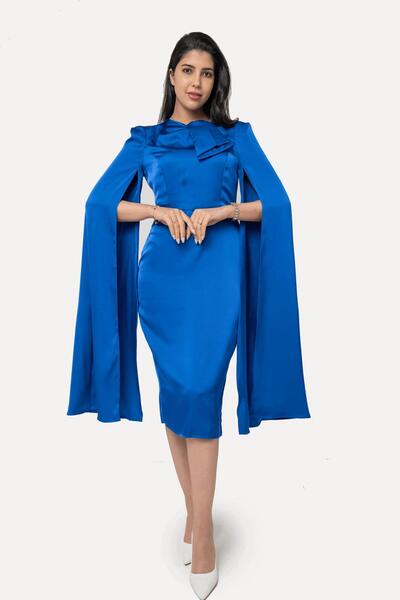 Nichii Women's Long Sleeve Open Midi Dress