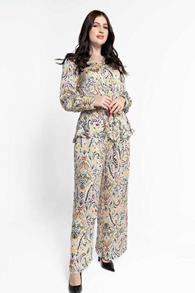 Nichii Soft Printed Long Sleeve Women's Blouse