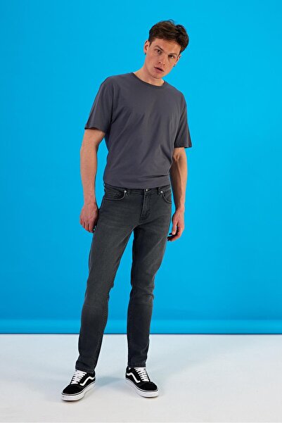 VENA Edward Blue Grey Slim Straight Jean Pants-Blue Grey