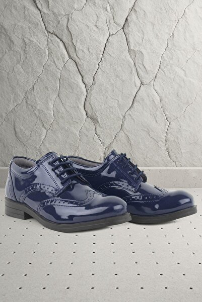 Rakerplus Titan Patent Leather Laced Classic Boys' Shoes