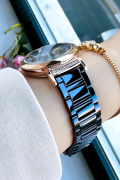 Daniel Klein Orijinal Kadın Kol Saati 3 Atm Su Geçirmez Lacivert Renk Çelik Kordon Hediye Bileklik DKBY2026C6