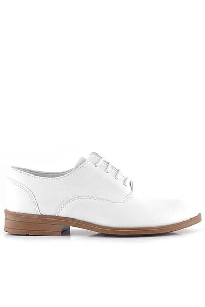 Rakerplus Tuxedo White Skin Laced Children's Classic Shoes