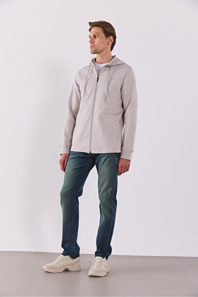 VENA Φούτερ Kevin Interlock - ΠΑΓΩΜΕΝΟ ΓΚΡΙ