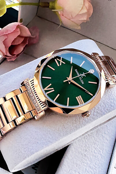 Daniel Klein Kadın Kol Saati 3 Atm Su Geçirmez Rose Gold Çelik Kordon  Bileklik