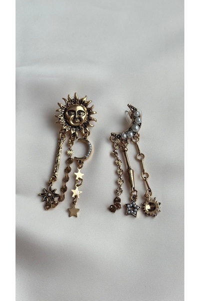 Limerence Zara Model Küpe, Güneş Ay Küpe