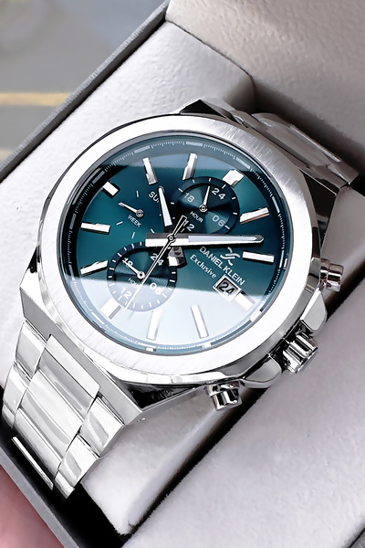 Daniel Klein Erkek Kol Saati 3 Atm Su Geçirmez Gümüş Renk Çelik Kordon Cbk430