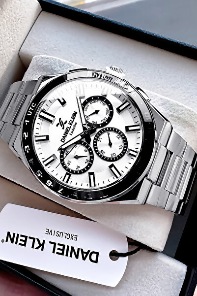 Daniel Klein Luxury Groom Men's Steel Cord Wrist Watch Dfndkh4530C1