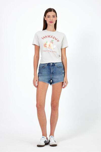 VENA Шорти Elina Dark Blue Jean - темно-сині