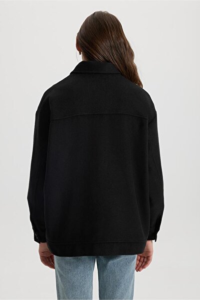 VENA Jachetă Regular Fit - Negru