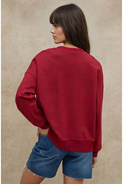 Hiccup Oversize μπλούζα με φούτερ basic