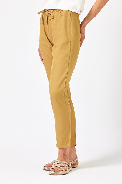 VENA Alian Honey Foam - Women's Beach Pants, Elastic Waist (Lyocell)