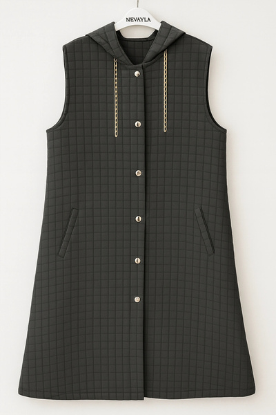 Nevayla Moda Hooded Women's Seasonal Vest - M113