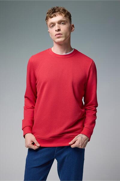 VENA Rich Велосипедна комір Regular Fit 3 нитки Світшот-Вишня