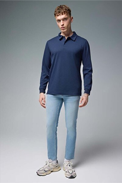 VENA Джинси Edward Med Blue Slim Straight Jean Pantolon-Med Blue