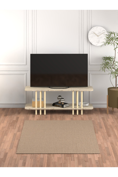 DESENGO Bohem Traverten. Tv Ünitesi. Televizyon Sehpası.tv Sehpası 120x30 Cm-...