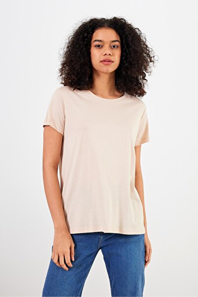 VENA Γυναικείο Μπλούζα Boyfriend Σαμ Ίσιο Λαιμό Regular Fit Modal (Lyocell)