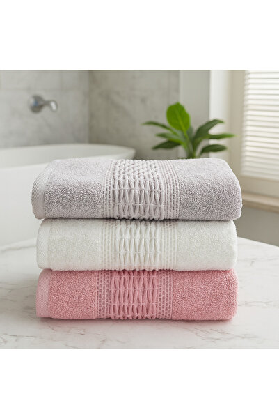EMİLLİE MAYA 3 - 50x90 cm Towel Set