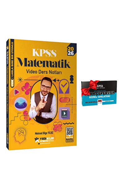 Yediiklim Yayınları Mehmet Bilge Yıldız 2026 KPSS Matematik Video Ders Notları