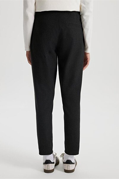 VENA Alian Beli Lastikli Kaşe Pantolon-Antrasit