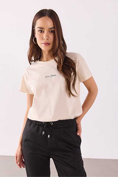 VENA Μπλουζάκι με τυπωμένο λογότυπο Mini Vena Regular Fit - ΜΠΕΖ