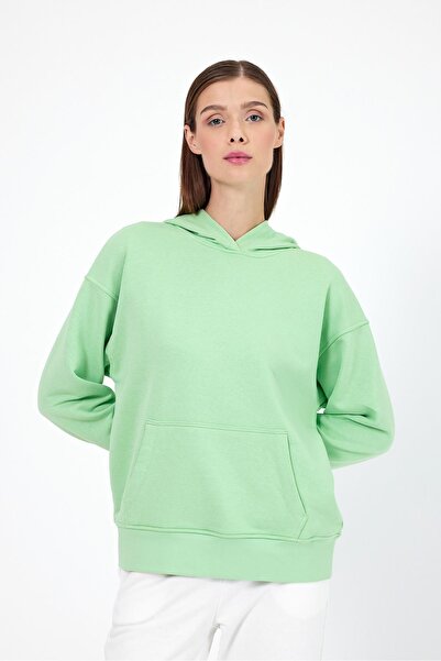 VENA Women's Hooded Basic Hoodie Sweatshirt-Ada Tea