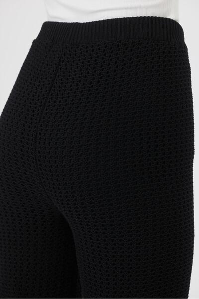 VENA Lolita Knitwear Pants-Black