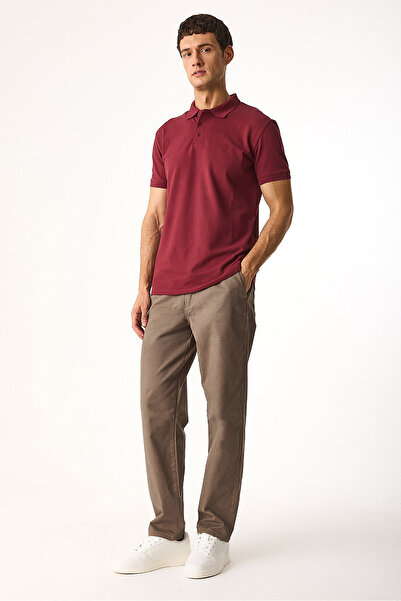 VENA Leo Beli Elasticated Jogging Fit Trousers with Faded Effect - Mink