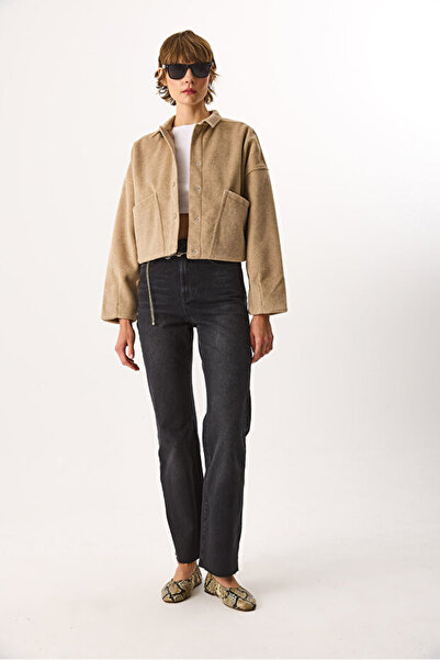 VENA Lorena Cashmere Jacket - Beige