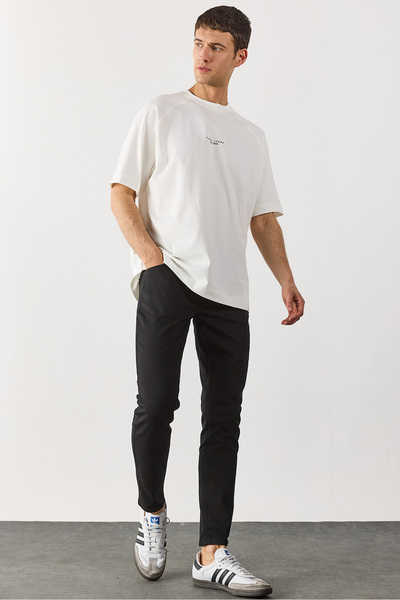 VENA Teos Black Skinny Jean Trousers - Black