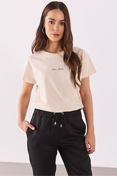 VENA Μπλουζάκι με τυπωμένο λογότυπο Mini Vena Regular Fit - ΜΠΕΖ