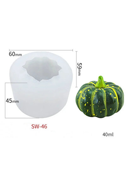 Choice sw-46 قالب شموع جديد على شكل قرع DIY، غراء متساقط، زخارف جبسية، قالب سيليكون ثلاثي الأبعاد