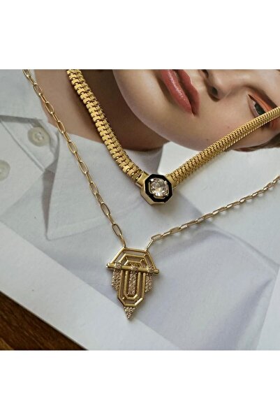 Mcgsteel ÖZEL SERİ KOMBİN KOLYE ÇELİK 2'li set