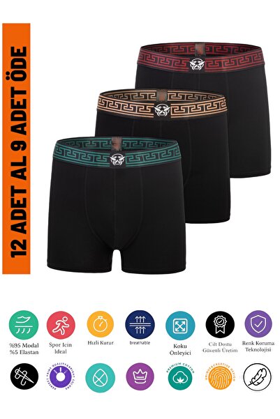 DU&ME Yumuşak Dokulu Erkek Boxer Günlük Kullanıma Uygun Pamuklu Comfortable Fit