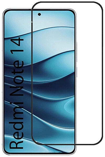 CEPSTOK Xiaomi Redmi Note 14 واقي شاشة زجاجي غير قابل للكسر بتغطية كاملة 5D