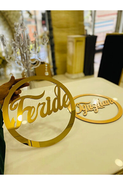 DfEventdesing Pleksi Isimlik Kapı Süsü Nişan Düğün Kına Nikah Söz