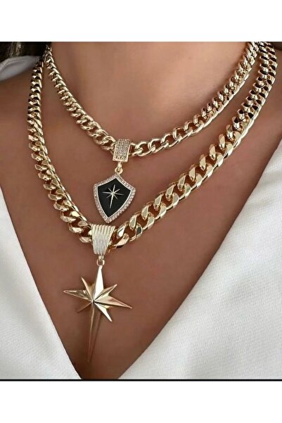 Mcgsteel Çağla Şikel özel seri Çelik kolyesi hediye kutulu