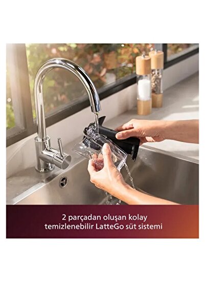 Philips Premium Tam Otomatik Espresso Makinesi | Tek Tuşla Latte, Cappuccino, Espresso | Süt Köpüklü Kahve