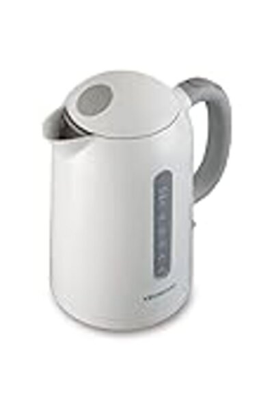 Kenwood 3000W Electric Kettle JKP210 White – 1.6L, 1-Cup Graduations, Mesh Filter, Easy Pour Spout