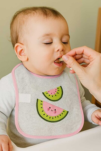 MİLAYS LİFE HOME COLLECTİON 0-12 Months Baby Bibs Colorful Cute Character Embossing with Cirt Cirt Binding
