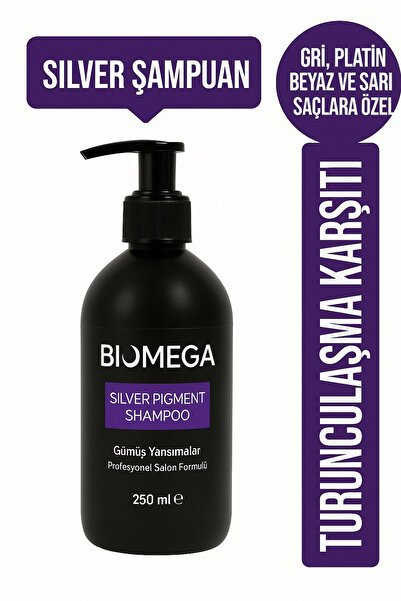 BIOMEGA Silver Pigment Shampoo 250 Ml
