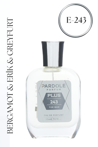 PARDOLE E-243 Fresh, Fruity Favoris Men's Perfume - 50 ml - Bergamot, Plum, Grapefruit
