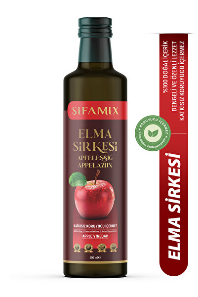 Şifamix Elma Sirkesi Doğal Fermantasyon Apple Cider Vinegar 500 Ml