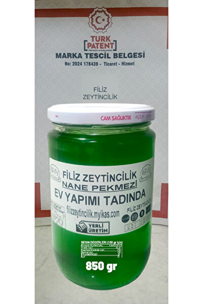FİLİZ ZEYTİNCİLİK Nane pekmezi 850 gr