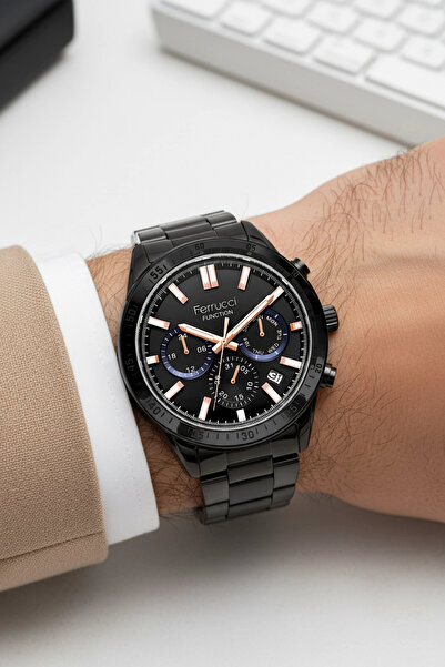 Ferrucci Function Erkek Kol Saati Çelik Kordon Çelik Kasa 3 ATM Suya Dayanıklılık zmfer047