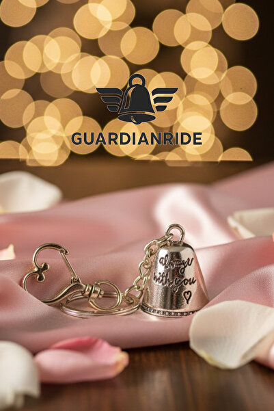 GuardianRide جرس حماية المحرك الفولاذي – أنا معك دائمًا (Always With You) نموذج سلسلة مفاتيح جريلين بيل