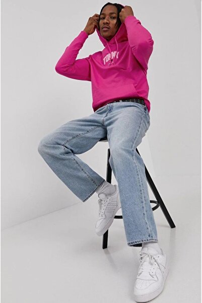 Tommy Hilfiger TJW NAKIŞ LOGO DETAYLI KAPÜŞONLU UNİSEX SWEATSHİRT