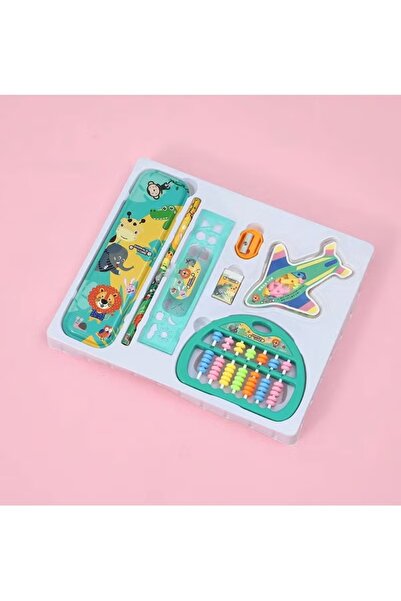 huitich Blue Animals Youpin Stationery Kit for Kids
