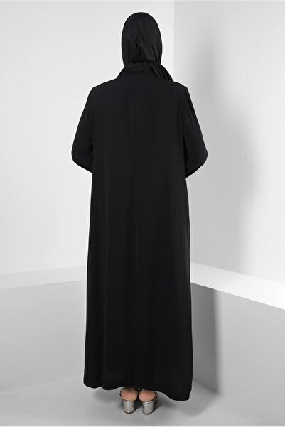 Alvina CEPLİ TAŞ DETAYLI FERACE 80056